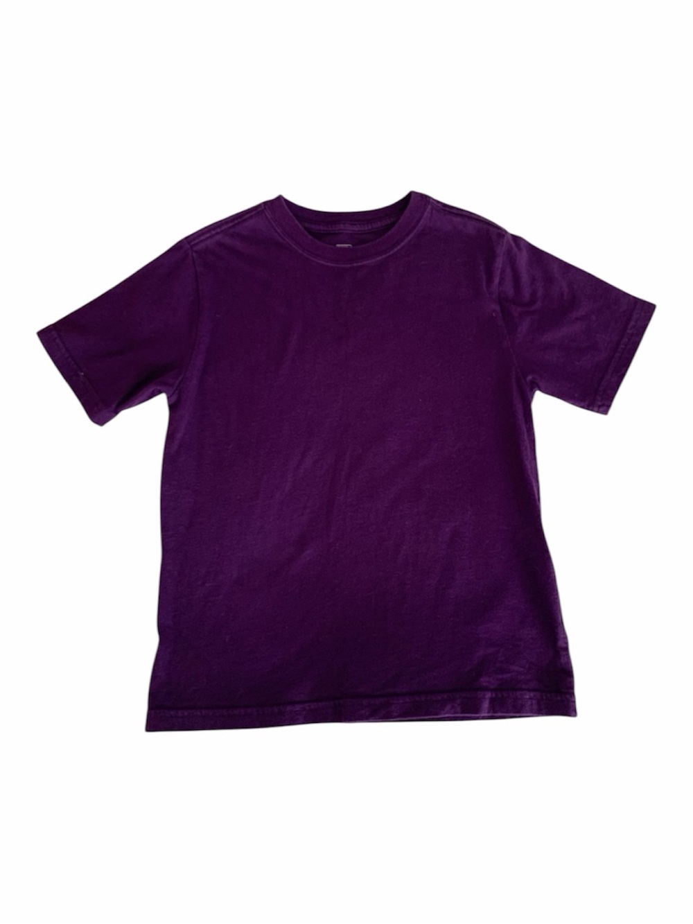 Faded Glory Solid Purple T-Shirt Size 6 7 S Kids Play Tee Top